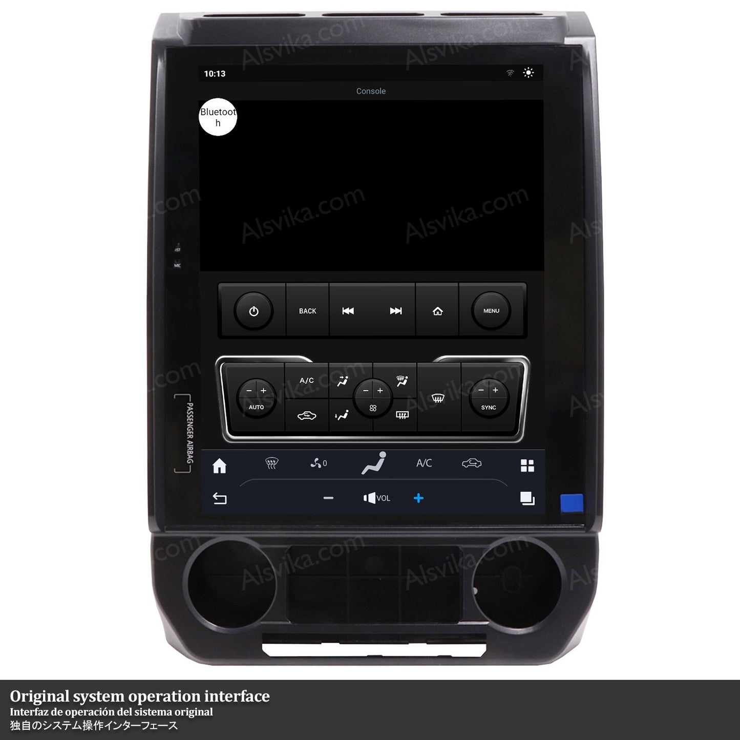 12.1 inch Android car Radio Head Unit for Ford F-150 2015-2021 GPS navigation Audio Stereo with Qualcomm CPU