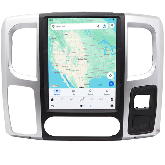 12.1 inch Android car Radio Head Unit for Dodge RAM 2013-2018 GPS navigation Audio Stereo with Qualcomm CPU