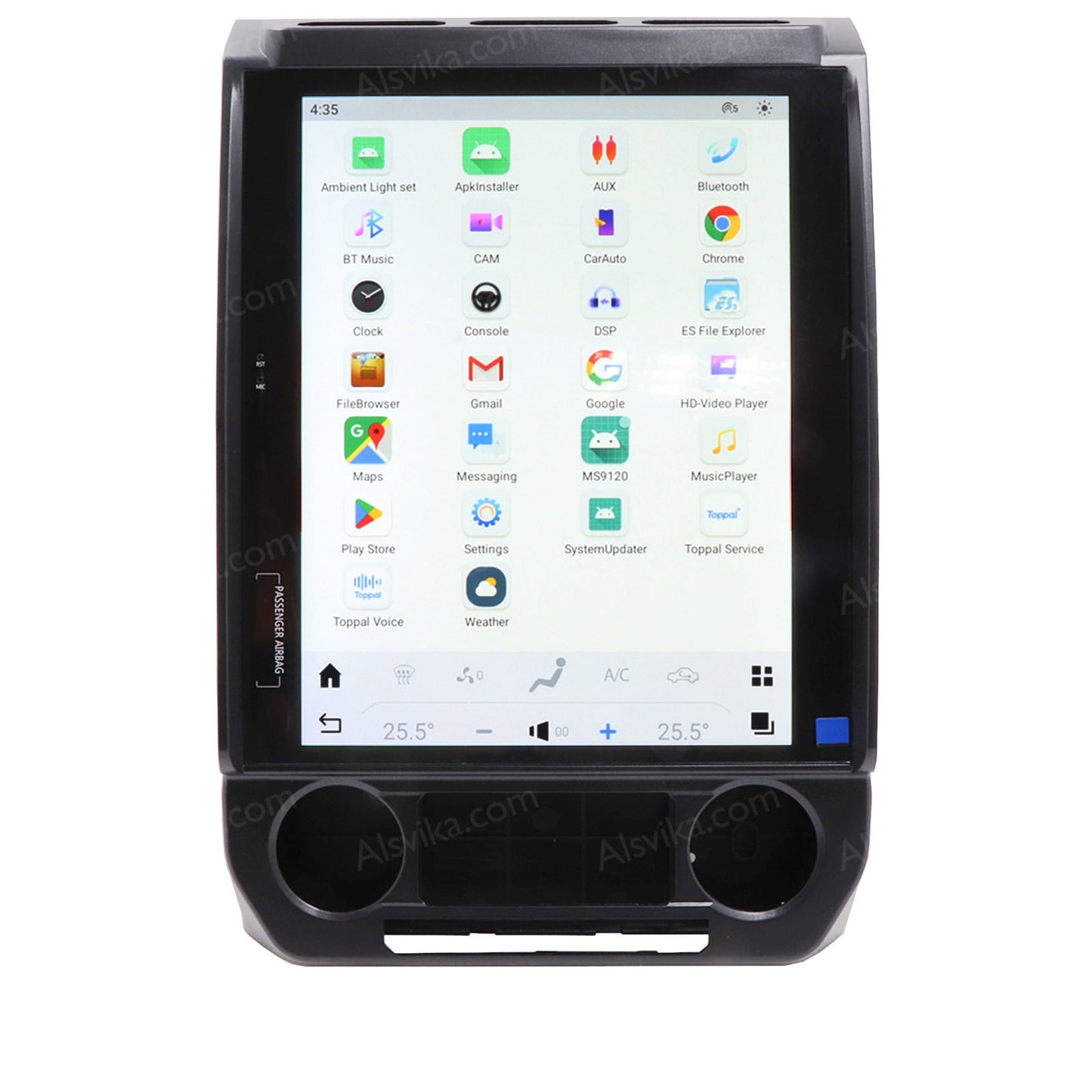 12.1 inch Android car Radio Head Unit for Ford F-150 2015-2021 GPS navigation Audio Stereo with Qualcomm CPU