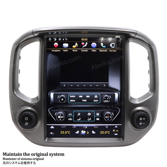 For Chevrolet Colorado GMC Canyon 2015-2018 Android car Radio Head Unit 12.1 inch Screen Upgrade GPS Navigation car stereo