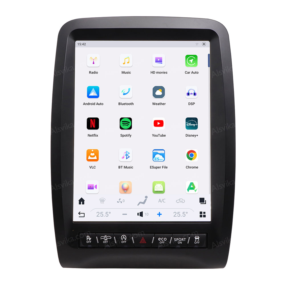 12.1 inch Android car Radio Head Unit for Dodge Durango 2011-2020 GPS navigation Audio Stereo with Qualcomm CPU