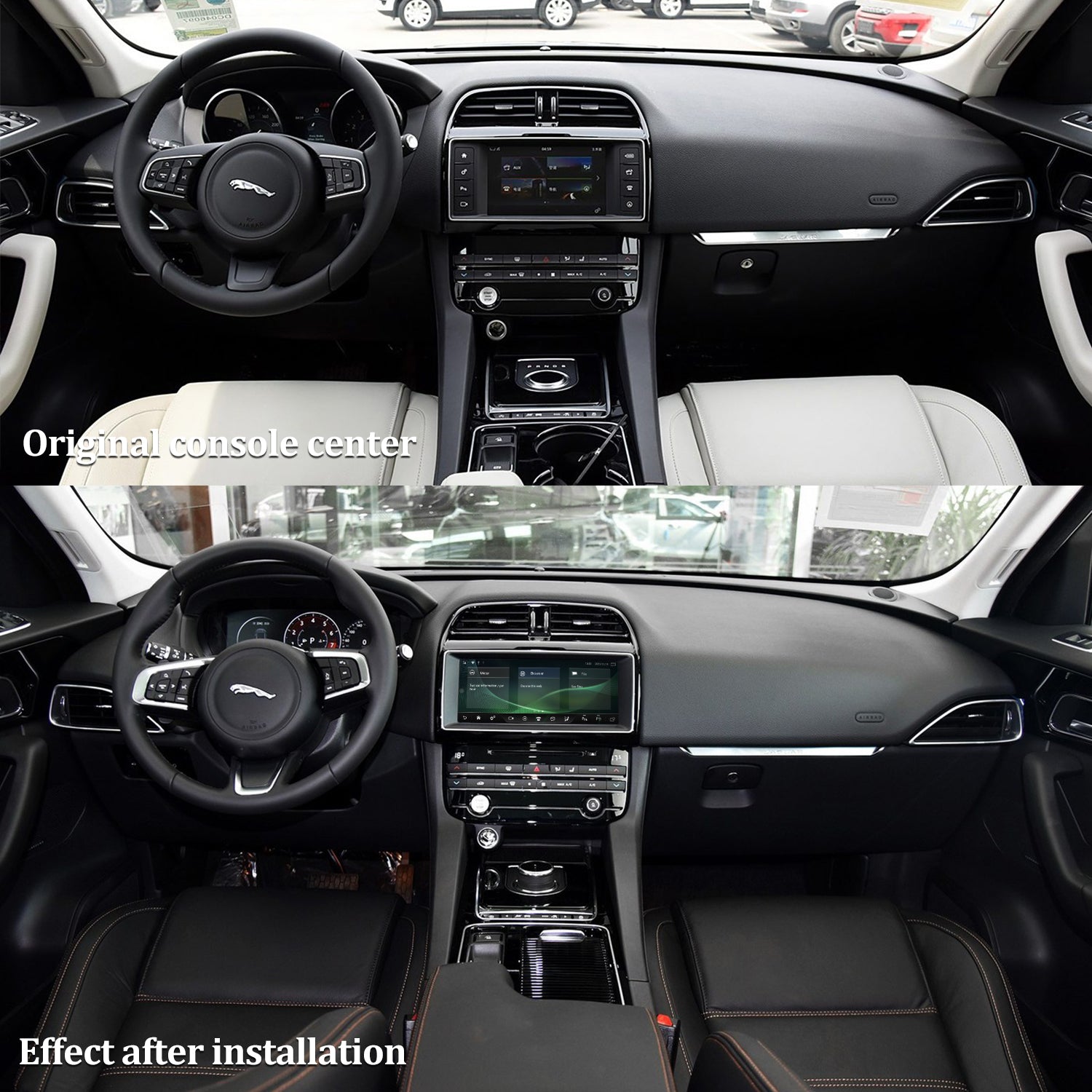 car head unit screen for Jaguar F-PACE (X761) 2016-2019