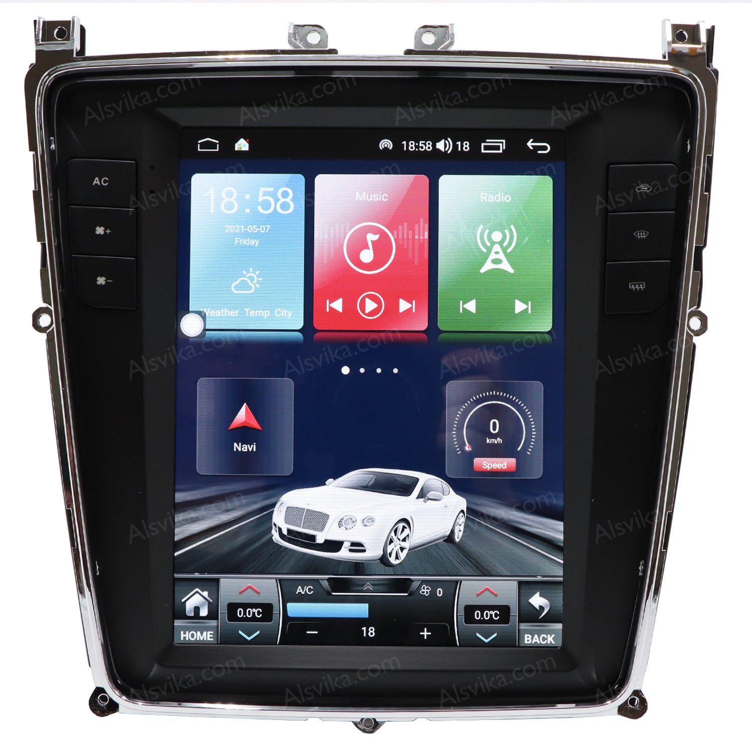 Android head unit for Bentley Flying Spur Continental GT 11-18