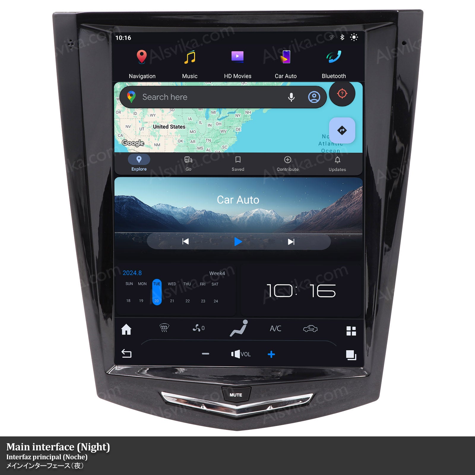 Android head unit for Cadillac CTS 2014-2019