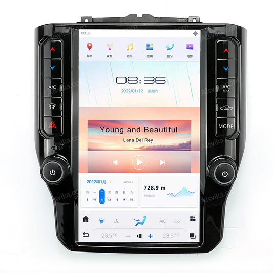 Android head unit for Dodge RAM 2018-2024