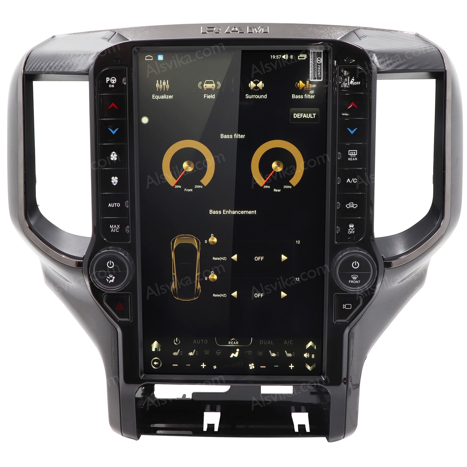 Android head unit for Dodge RAM 2019–2024