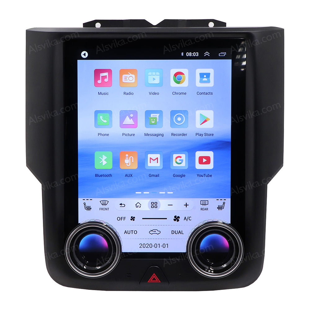Android head unit for Dodge Ram 1500 11–18