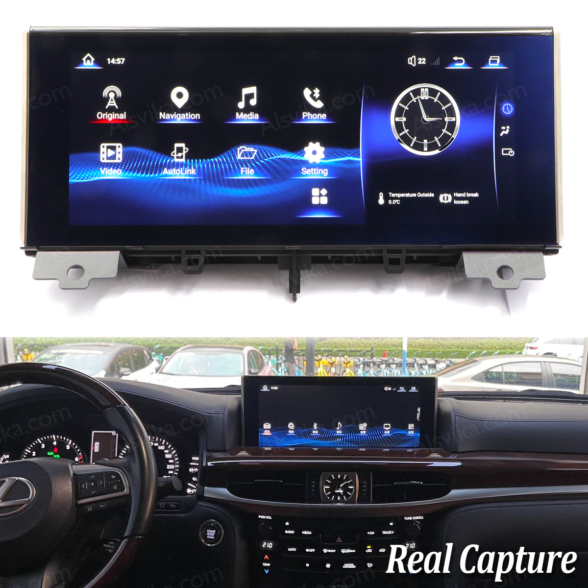 Android head unit for Lexus LX 570 2015-2021