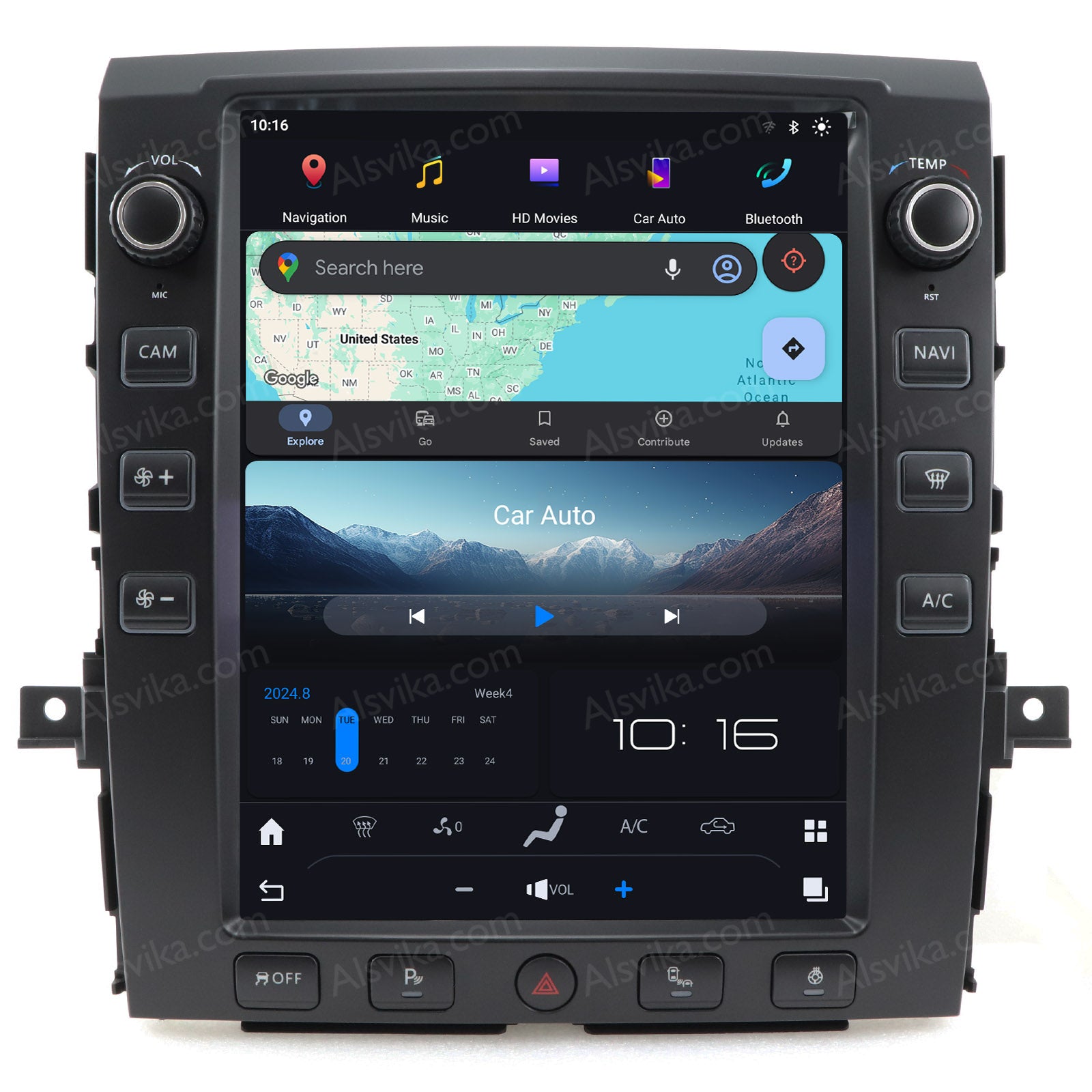 Android head unit for NISSAN Titan 2016-2020