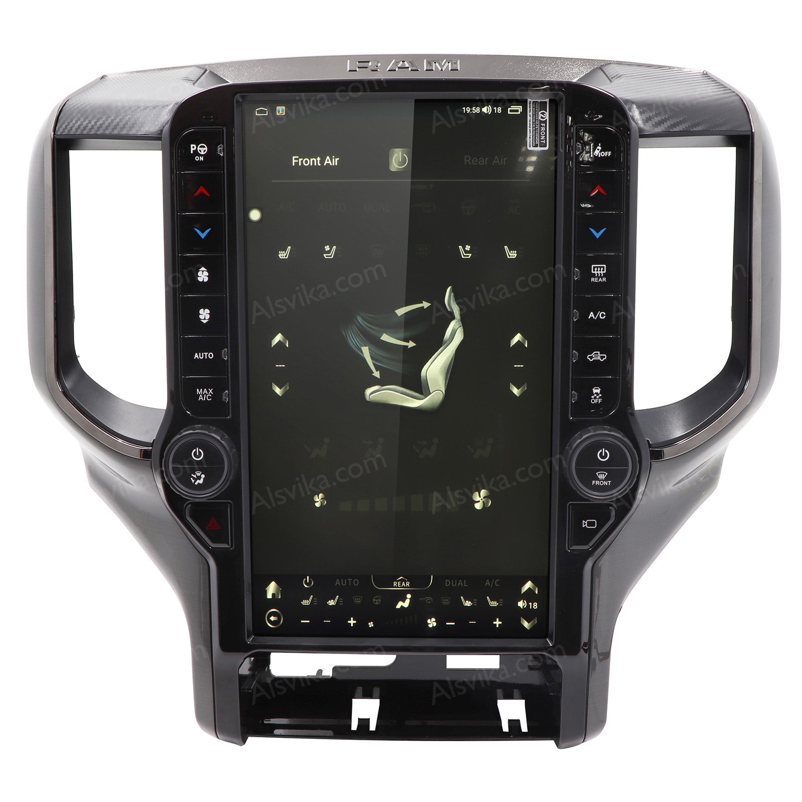Car Audio Stereo for Dodge RAM 2019–2024