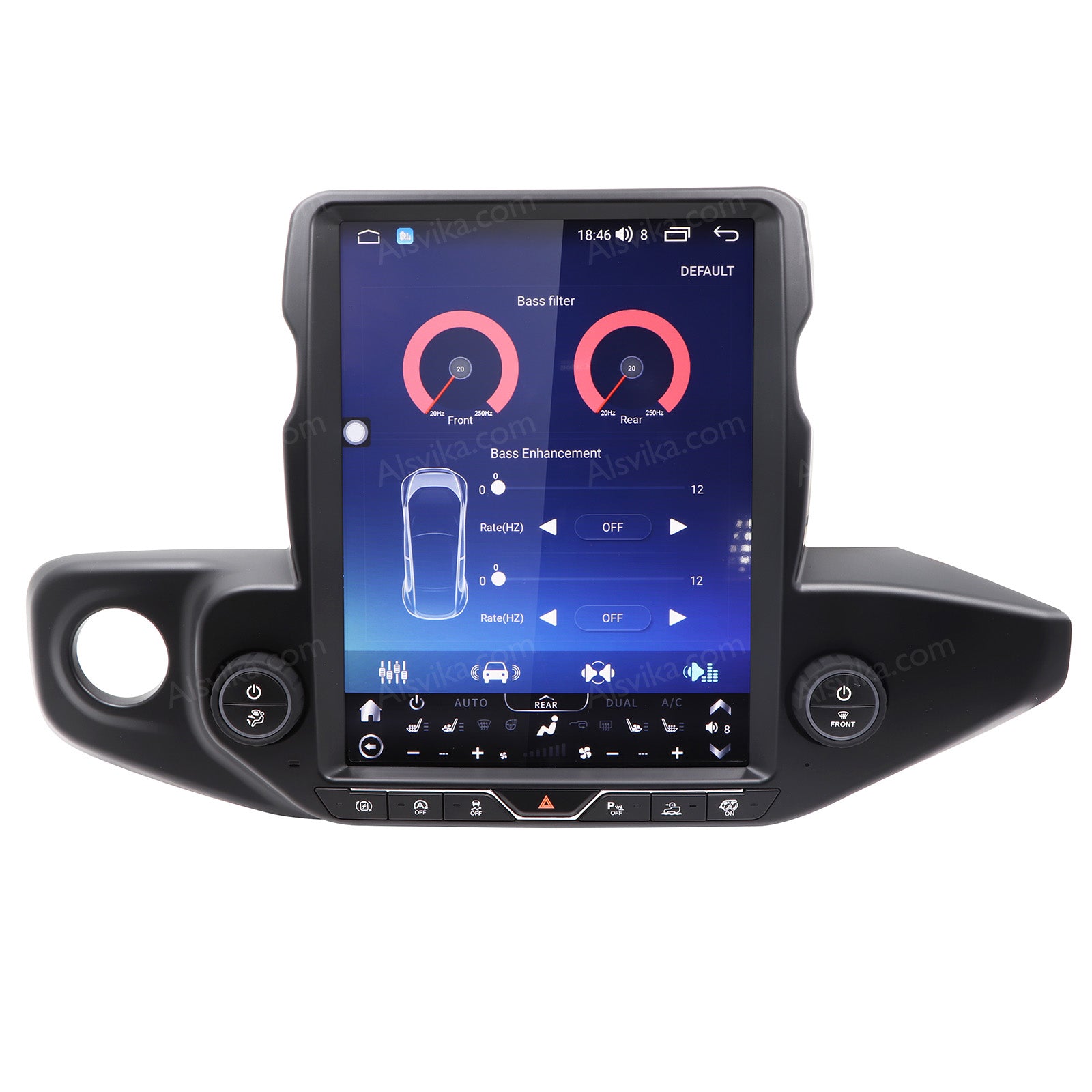 Car Audio Stereo for Jeep Wrangler JL 2018-2023