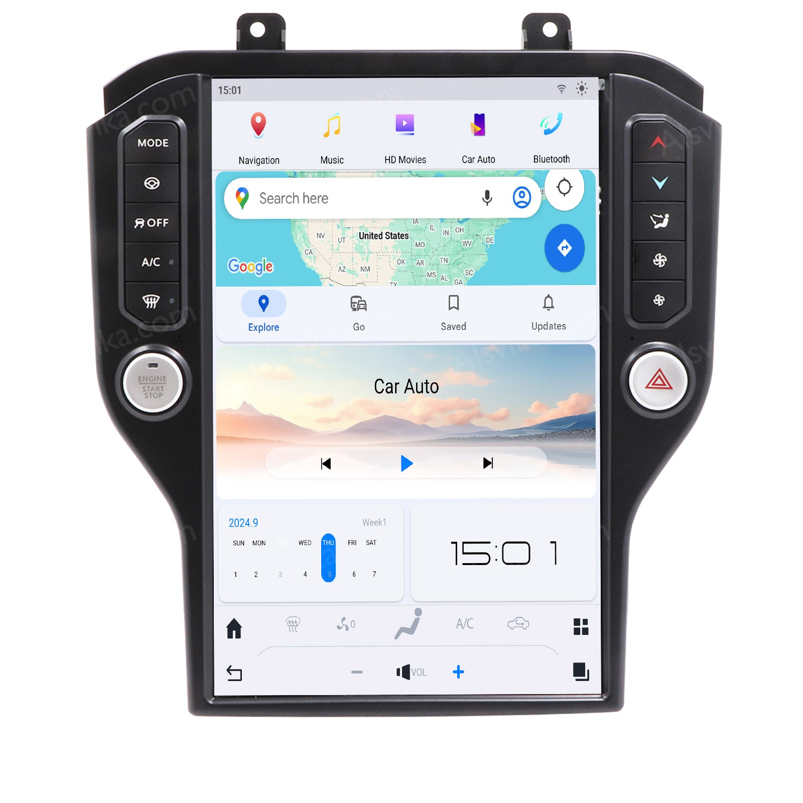 GPS navigation for FORD MUSTANG 2015-2020