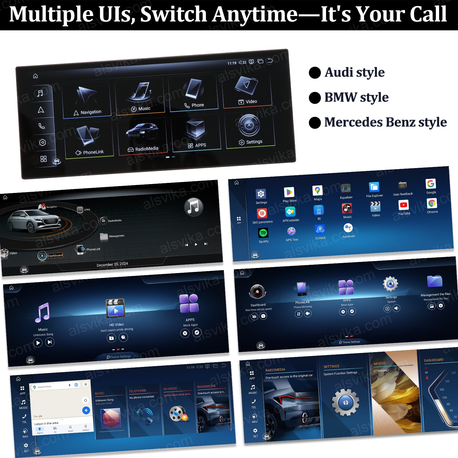 GPS navigation for AUDI