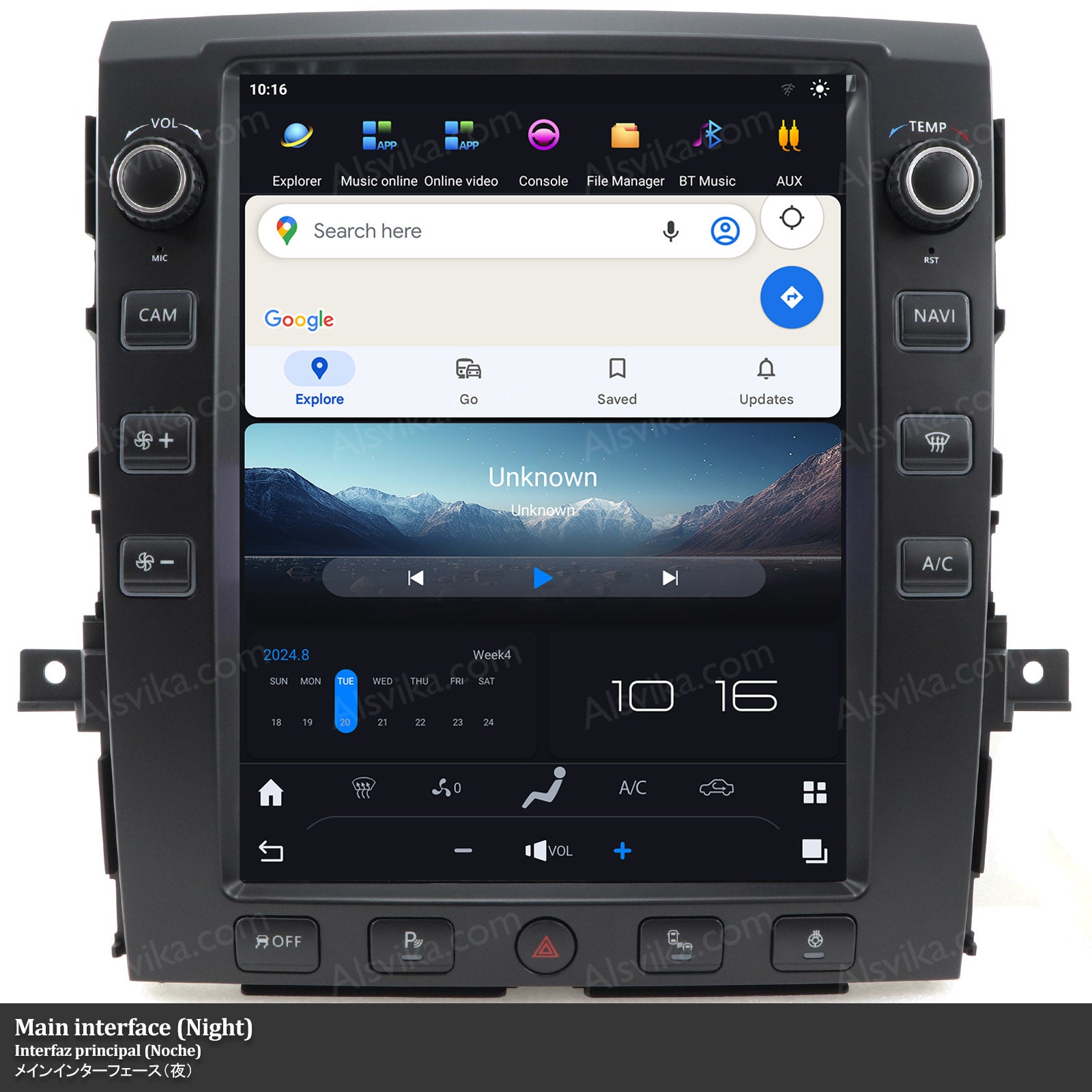 GPS navigation for NISSAN Titan 2016-2020