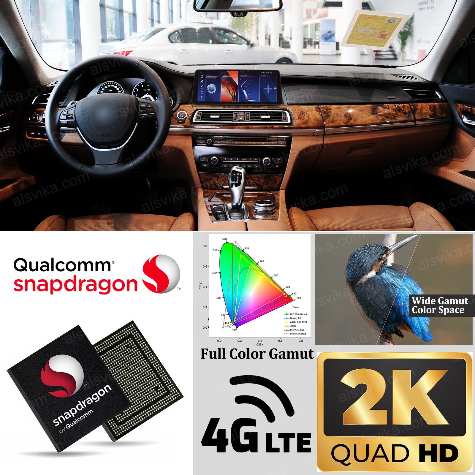 Car stereo for BMW 6 SERIES 7 SERIES F01 F06 F12 F13 08-15