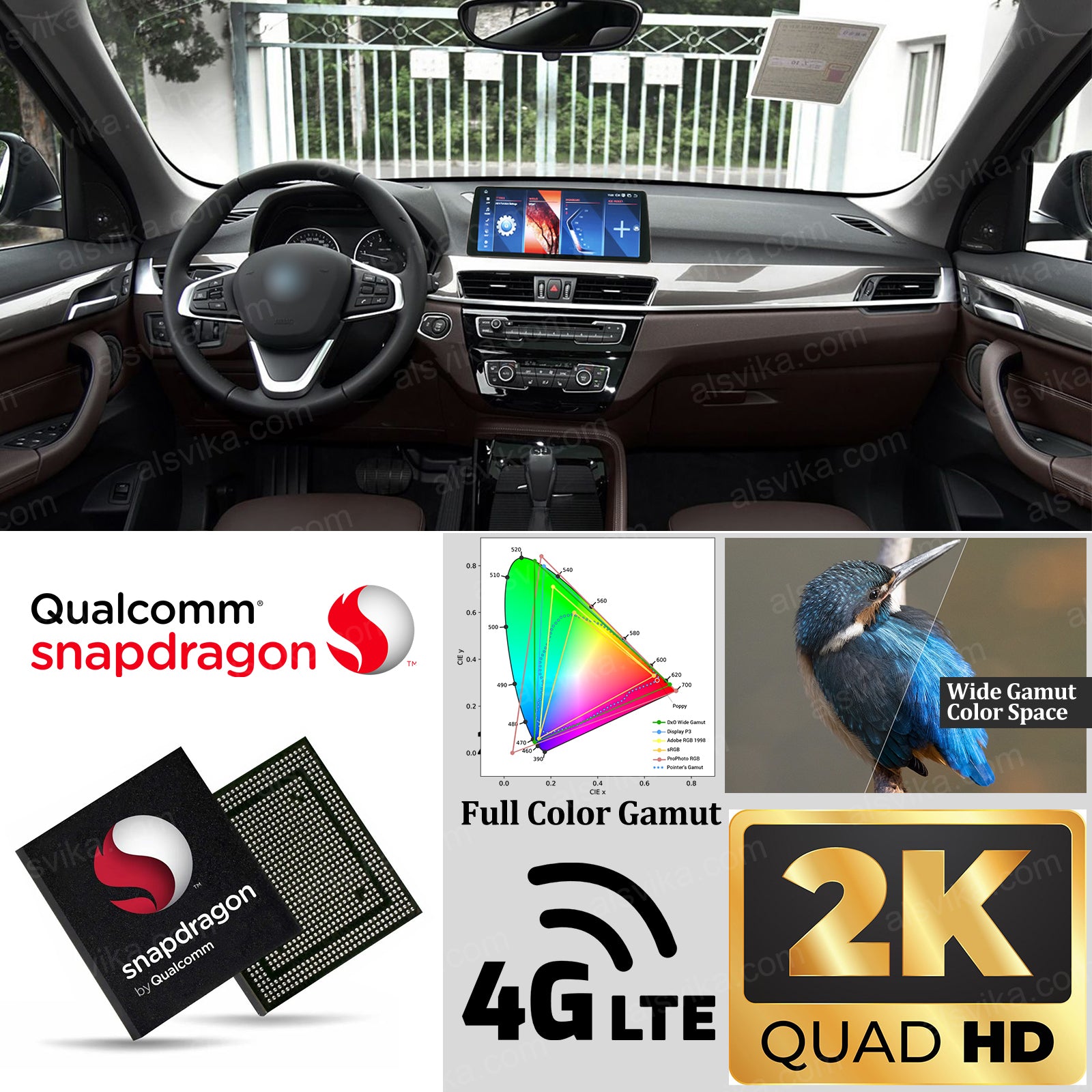 Car stereo for BMW X1 F48 16-21