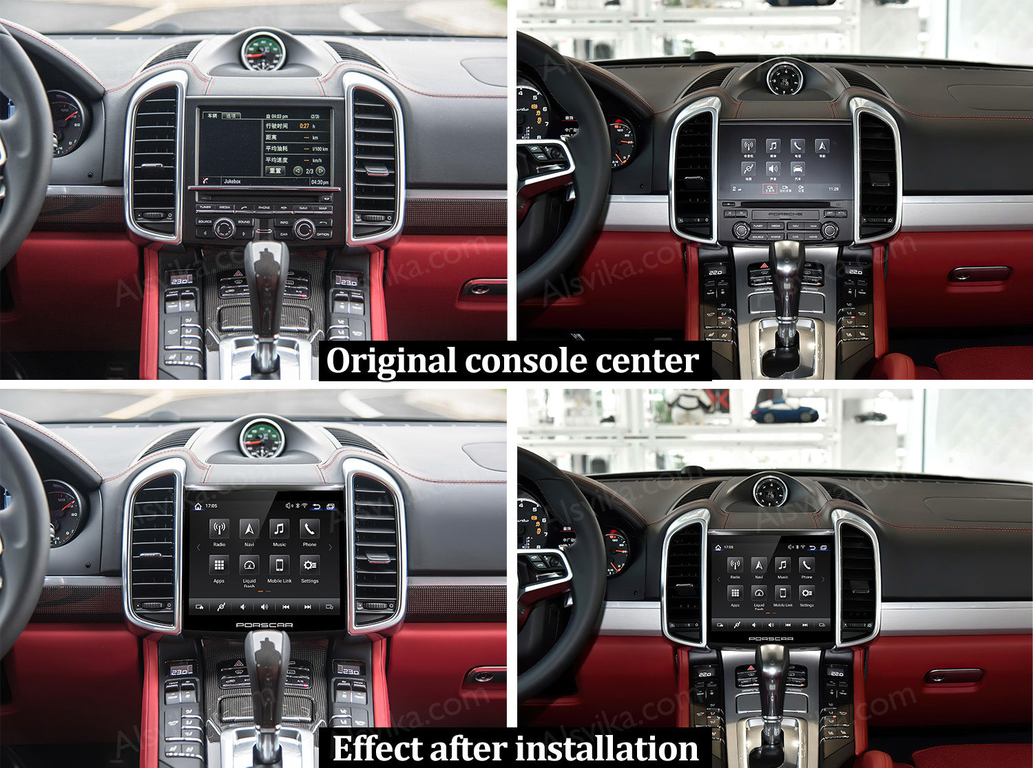 Car stereo for Cayenne (92A) 10-17