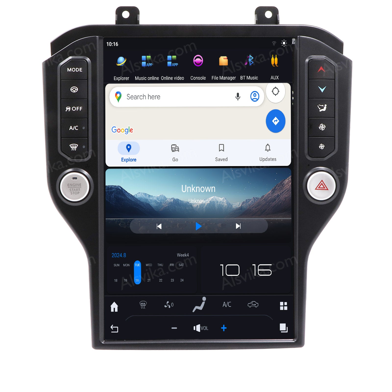 Car stereo for FORD MUSTANG 20-2020 Qualcomm CPU