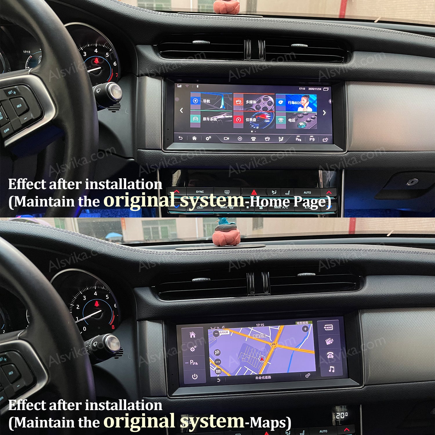 Car stereo for Jaguar XF (X260) 15-2019