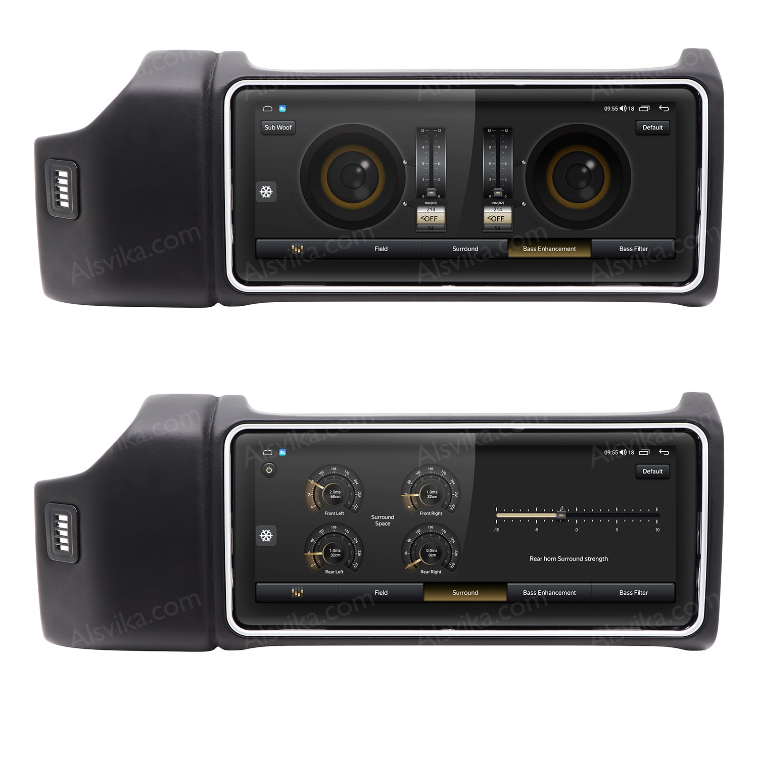 Car stereo for Maserati Land Rover Range Rover 13-17 left drive