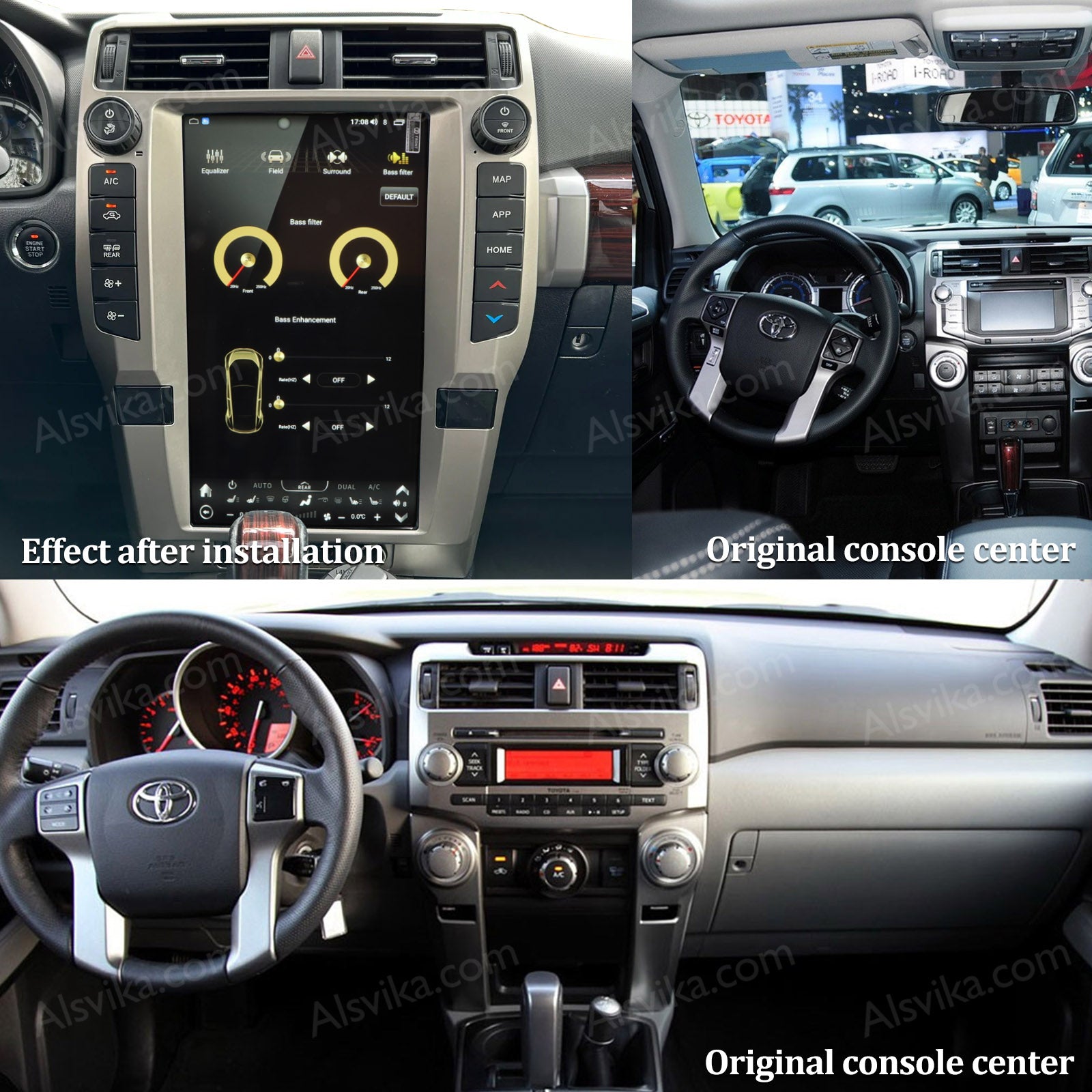 Car stereo for Maserati TOYOTA 4Runner 2010-2022
