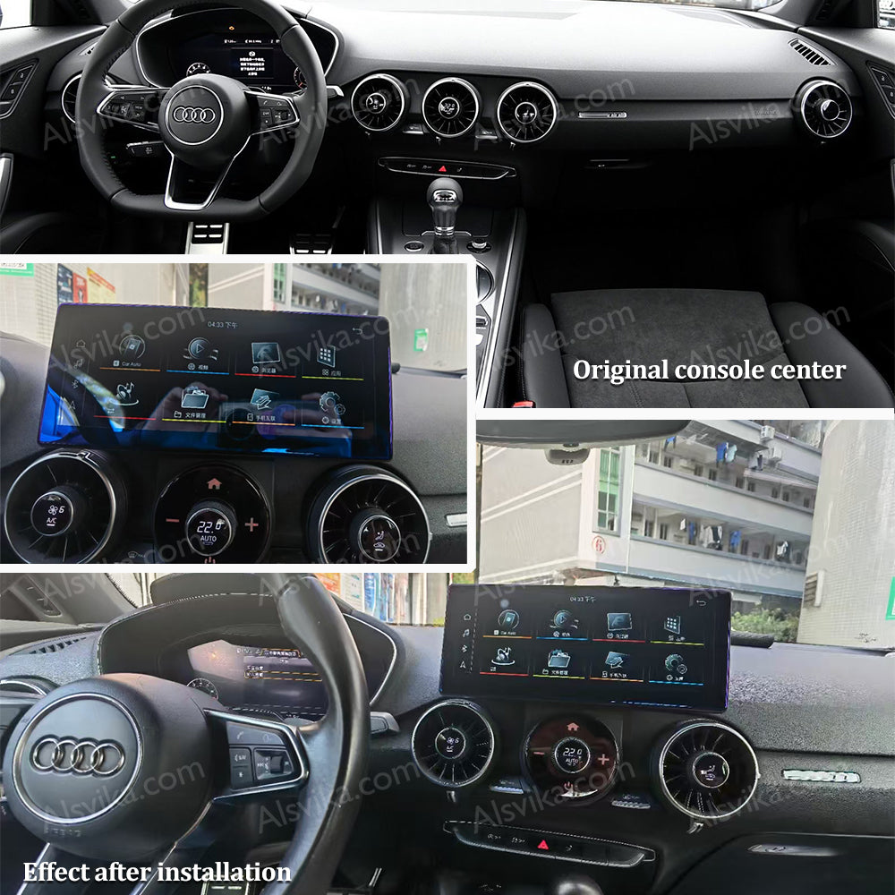 Touch screen car stereo for AUDI TT MK3 2014–2023