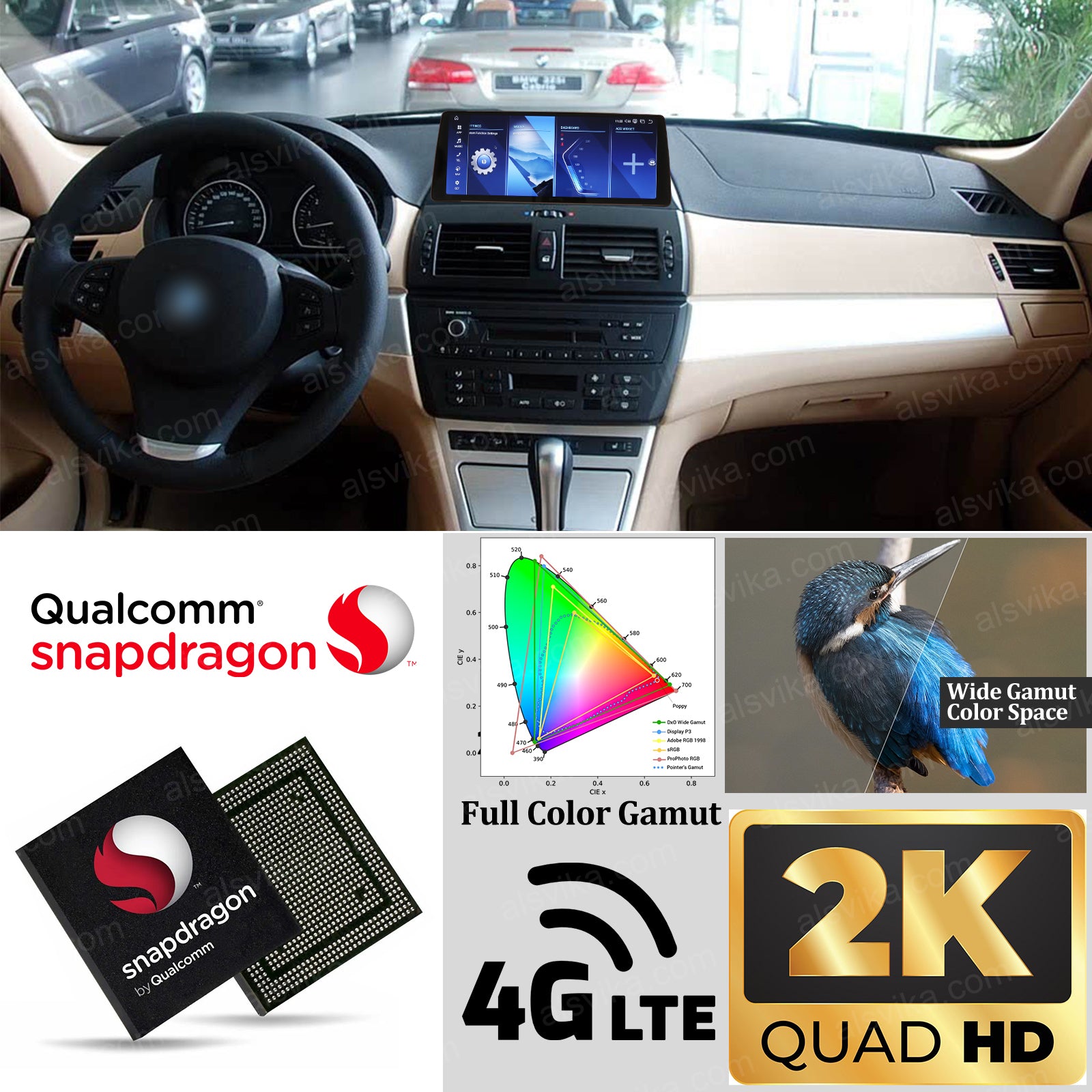 Android navigation for BMW X3 E83 05-10