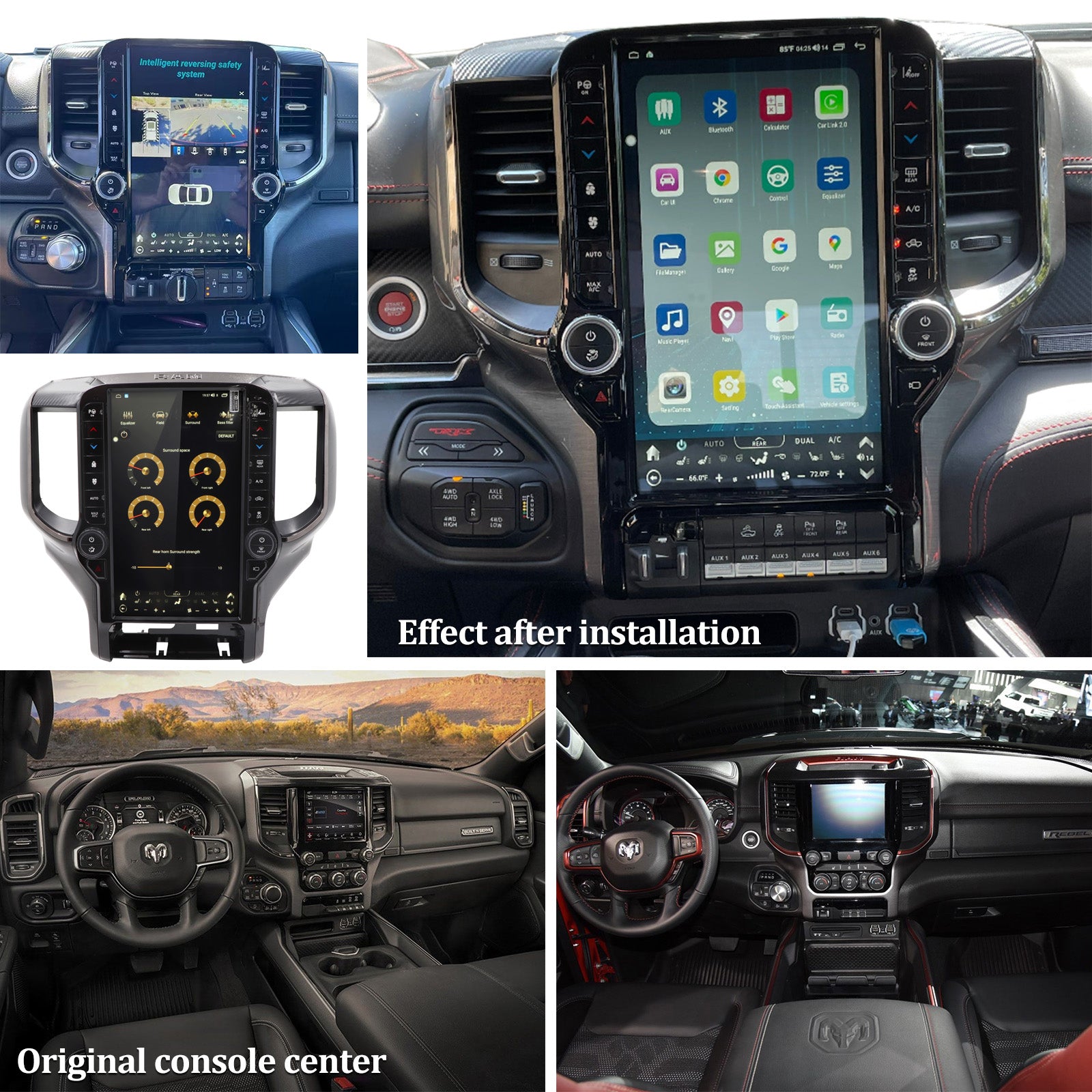 Android navigation for Dodge RAM 2019–2024