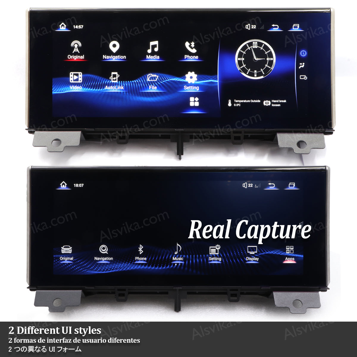 Android car Radio Head Unit for Lexus LX570 (J200) 2015-2021 2K Screen Audio Stereo with Qualcomm CPU