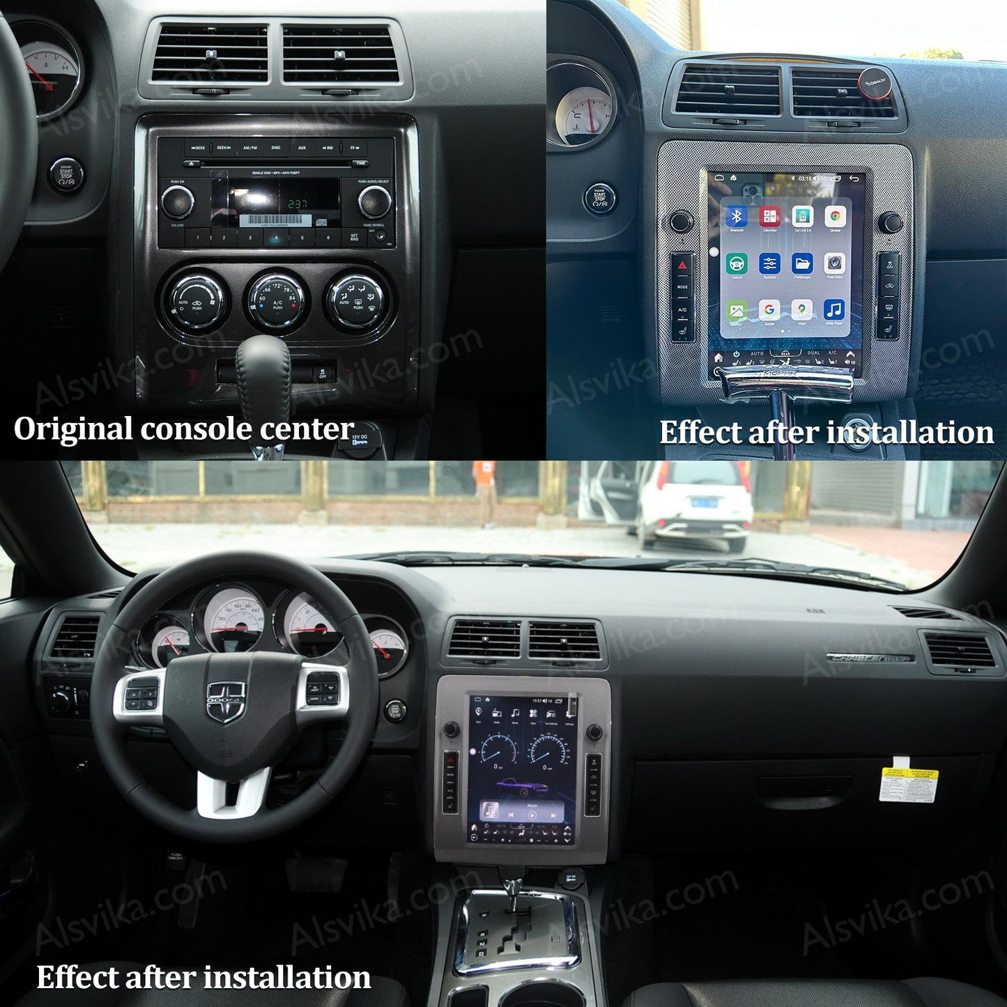 navigation head unit for Dodge CHALLENGER 2008-2014