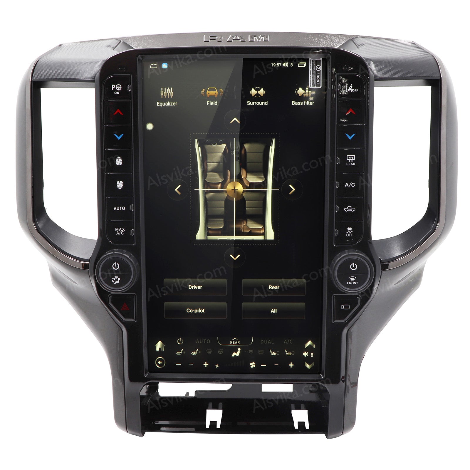 navigation head unit for Dodge RAM 2019–2024