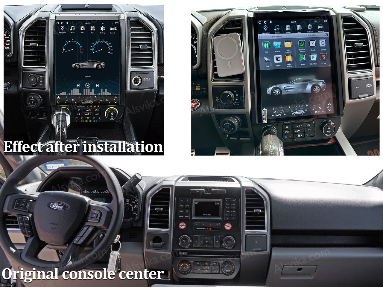 navigation head unit for Ford Ford F-150 F-250 F-350 F-450 F-550