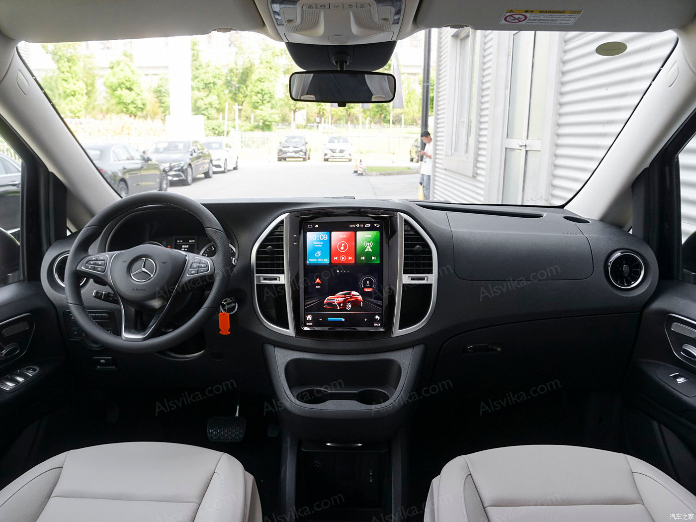 navigation head unit for Mercedes BENZ VITO 2014-2023