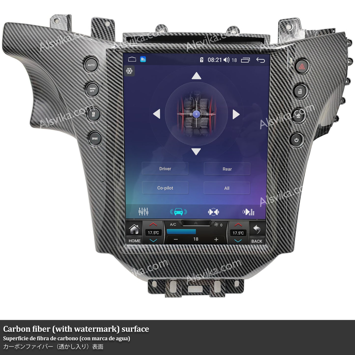 Android car Radio Head Unit for Maserati GT (Gran Turismo) 2007-2017 GPS Navigation Audio Stereo
