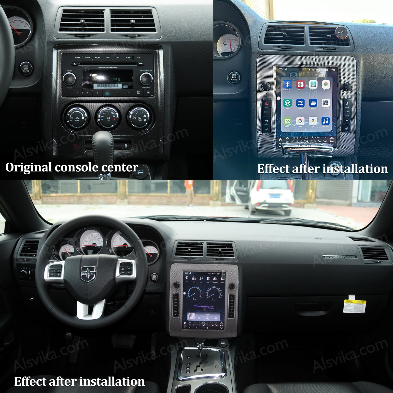 navigation head unit for Dodge CHALLENGER 2008-2014